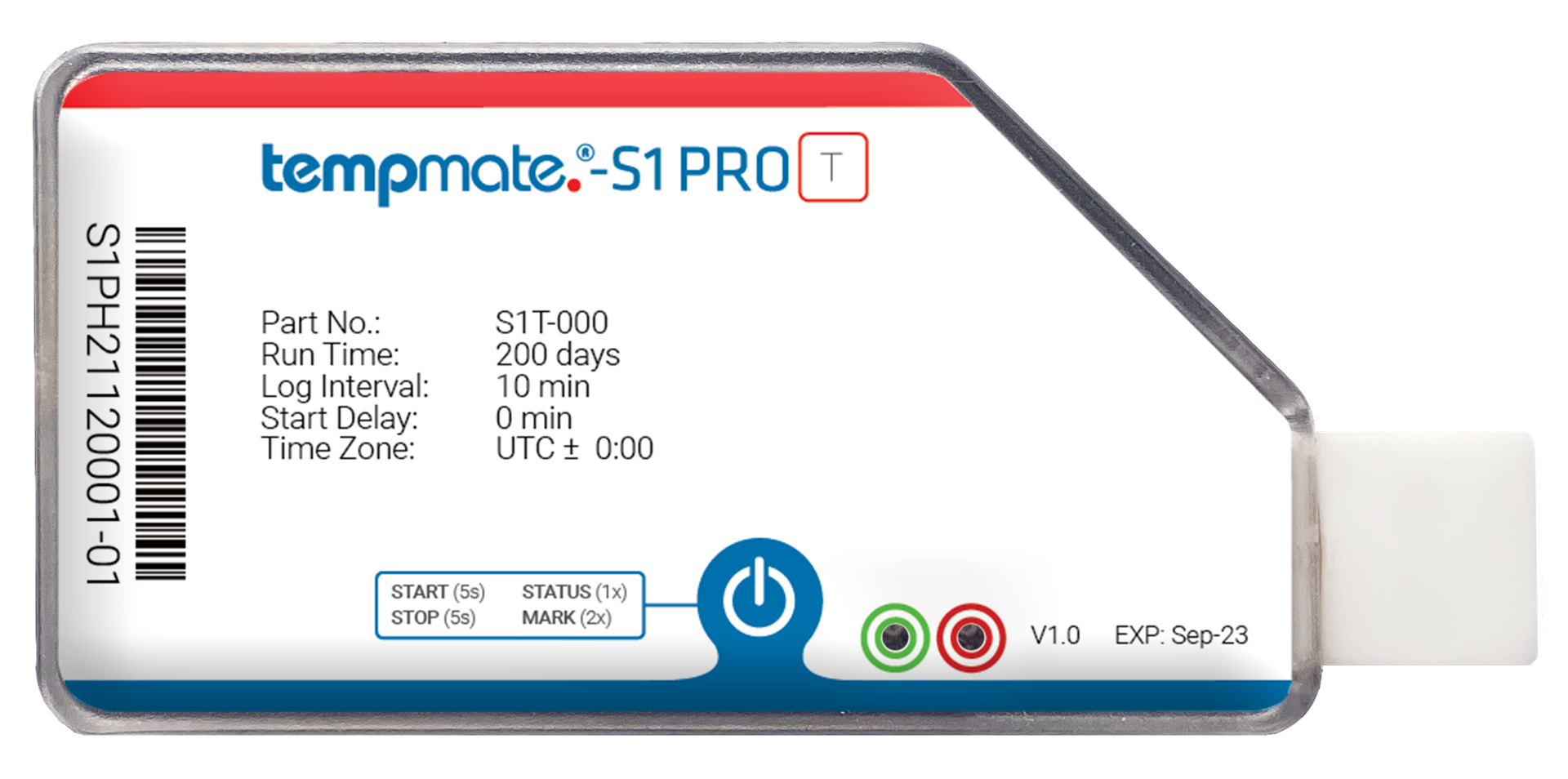 Tempmate S1 Pro Single Use Temperature Data Logger OneTemp