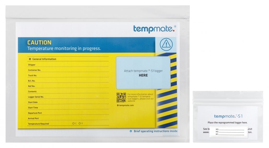 Tempmate ® S1 V2 Single Use Temperature Data Logger Onetemp