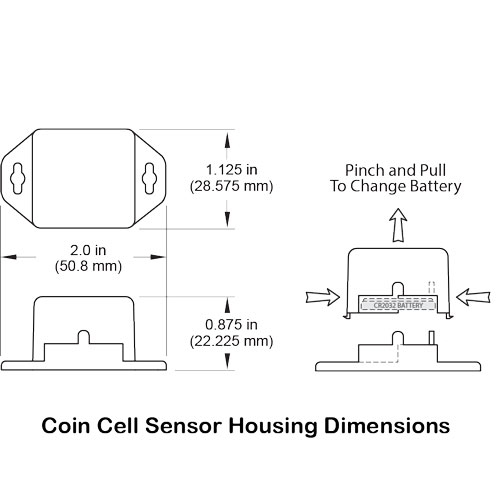 Monnit Commercial Temperaturehumidity Wireless Sensor Onetemp